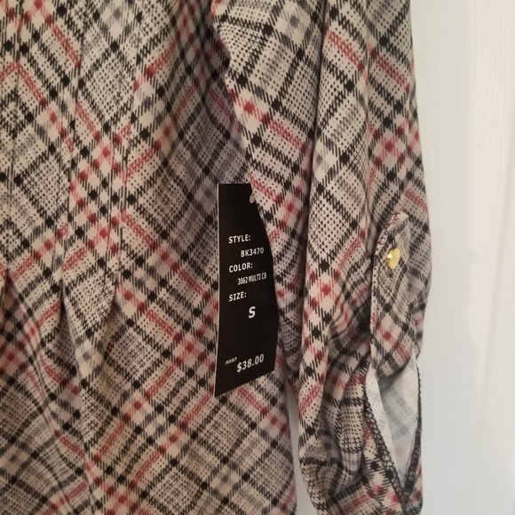 Robert Louis Knit Top NWT Small Convertible Sleeve - Picture 4 of 6